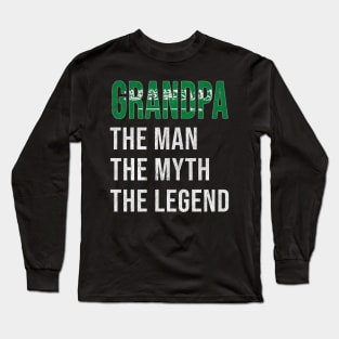 Grand Father Saudi Arabian Grandpa The Man The Myth The Legend - Gift for Saudi Arabian Dad With Roots From  Saudi Arabia Long Sleeve T-Shirt